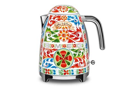 smeg toaster and kettle dolce gabbana|smeg dolce and gabbana mixer.